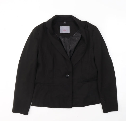 Womens UK Size 8 Dorothy Perkins Black Jacket