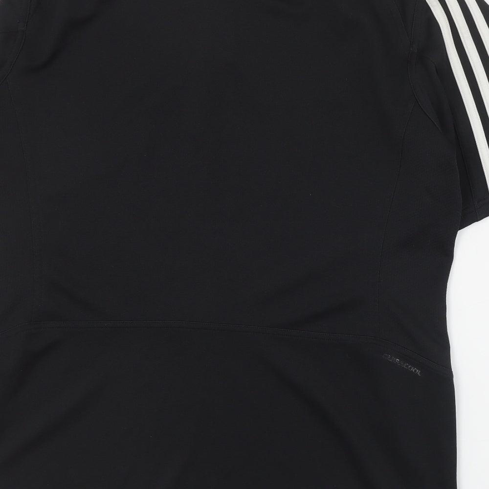 Mens UK Size S adidas Black T-Shirt