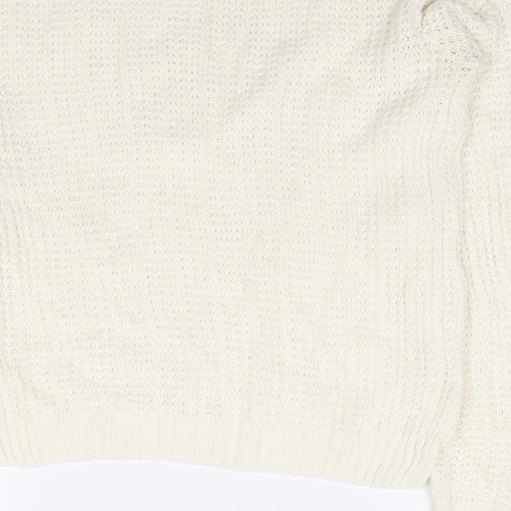 Womens UK Size 12 Select Ivory Pullover Jumper