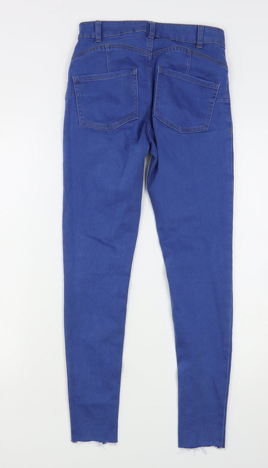 Denim & Co. Womens Blue Cotton Jegging Jeans Size 8 L29 in Regular