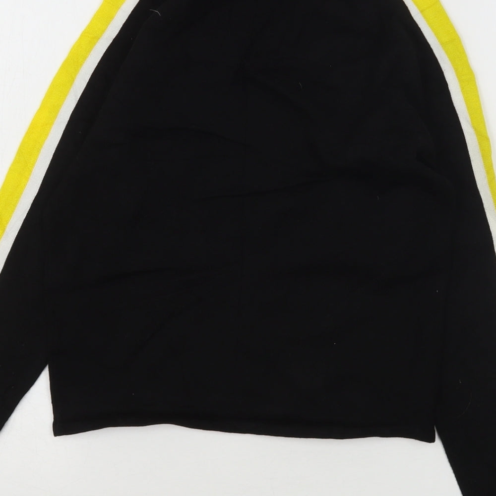 Womens UK Size XS H&M Black Pullover Jumper