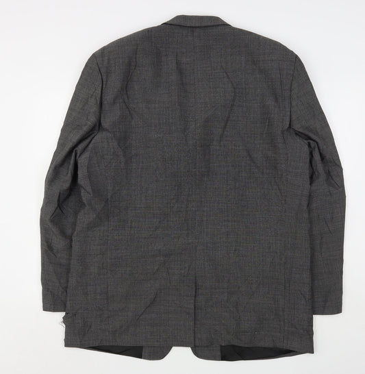 Mens UK Size 44 Ciro Citterio Regular Grey Suit Jacket