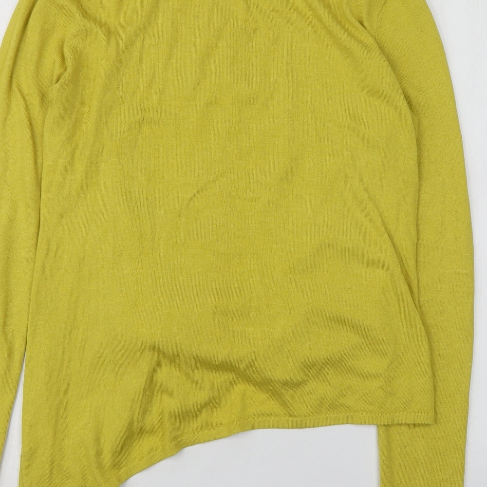 Womens UK Size 12 River Island Yellow Pullover Jumper