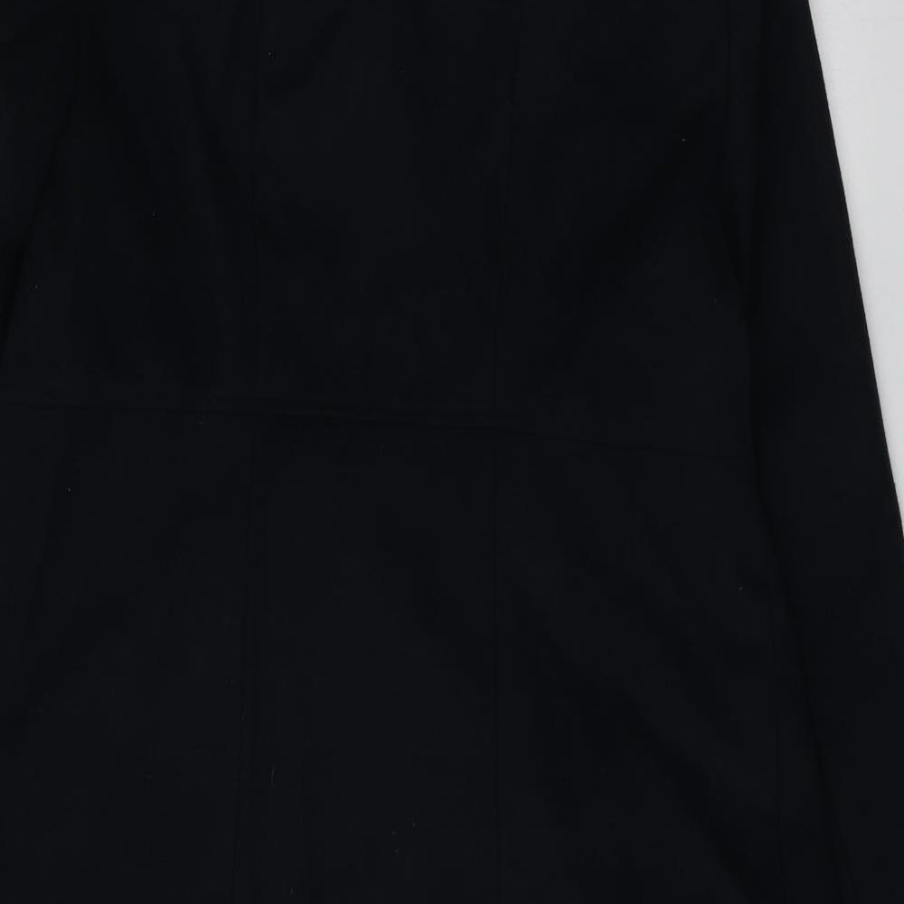 George Womens Blue Overcoat Coat Size 10