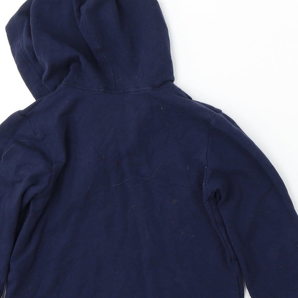 Gap Womens Blue Cotton Pullover Hoodie Size 4