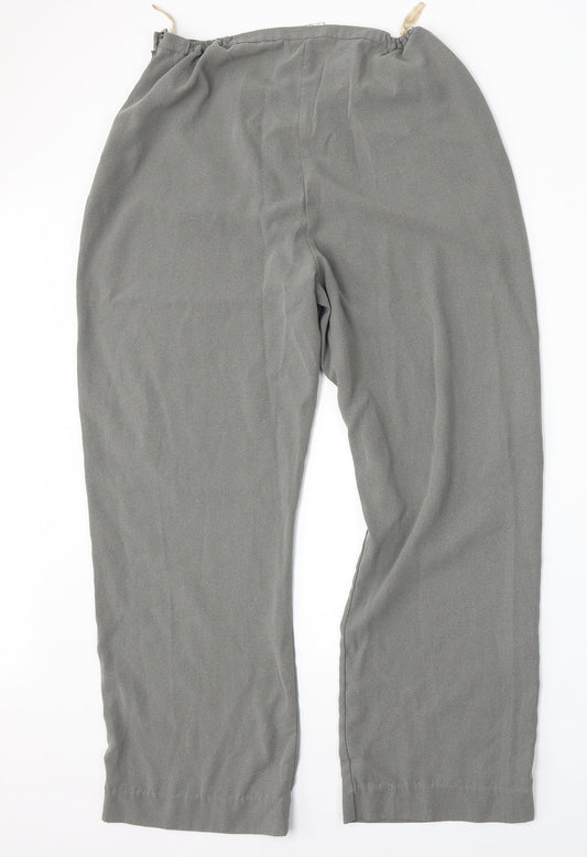 Womens UK Size 14 BHS Regular Fit Grey Trousers
