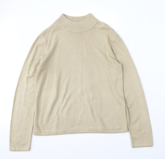 Womens UK Size S BM Collection Beige Pullover Jumper