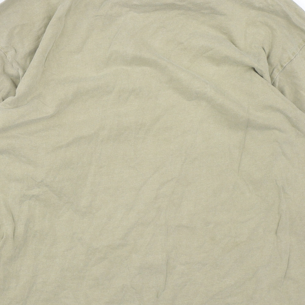 Stockholm Atelier Mens Beige Cotton Pullover Sweatshirt Size XS