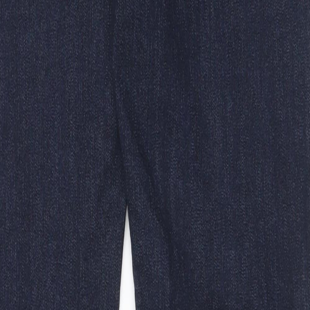 Denim & Co. Womens Blue Cotton Skinny Jeans Size 10 L34 in Regular Button