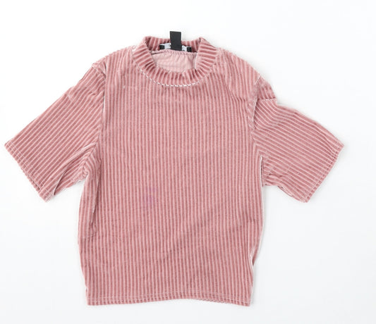 915 Generation Girls Pink Round Neck Polyester Pullover Jumper Size 10 Years