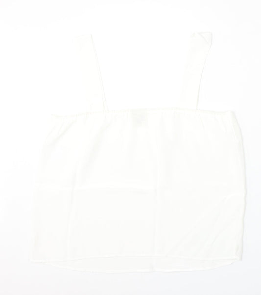 Womens UK Size 18 Classic Woman White Basic Tank