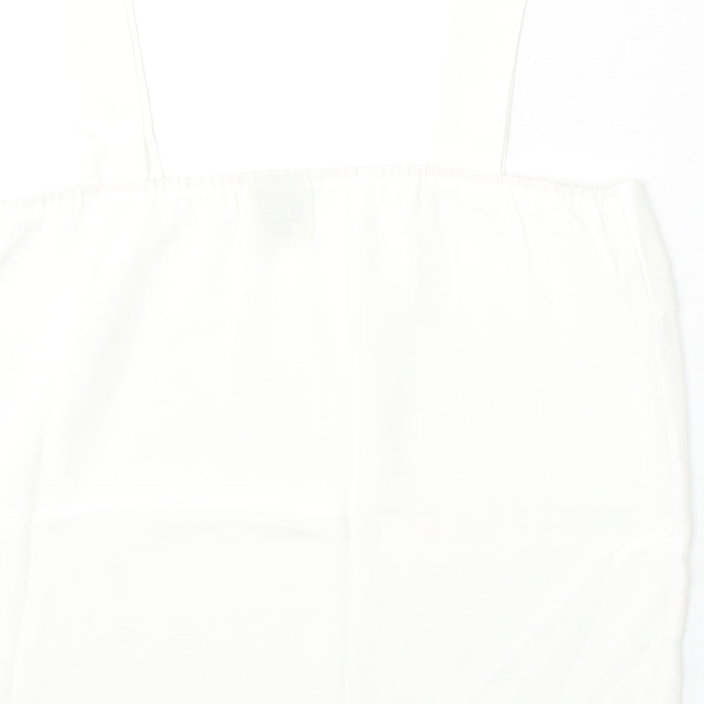 Womens UK Size 18 Classic Woman White Basic Tank