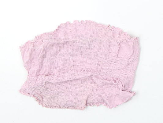 Womens UK Size S New Look Pink Basic Tank