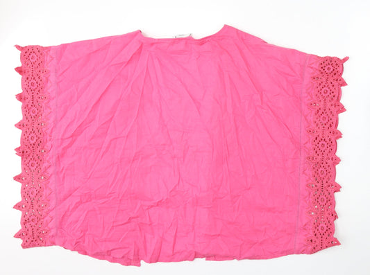 Womens UK Size 12 NEXT Pink Cape Jumper
