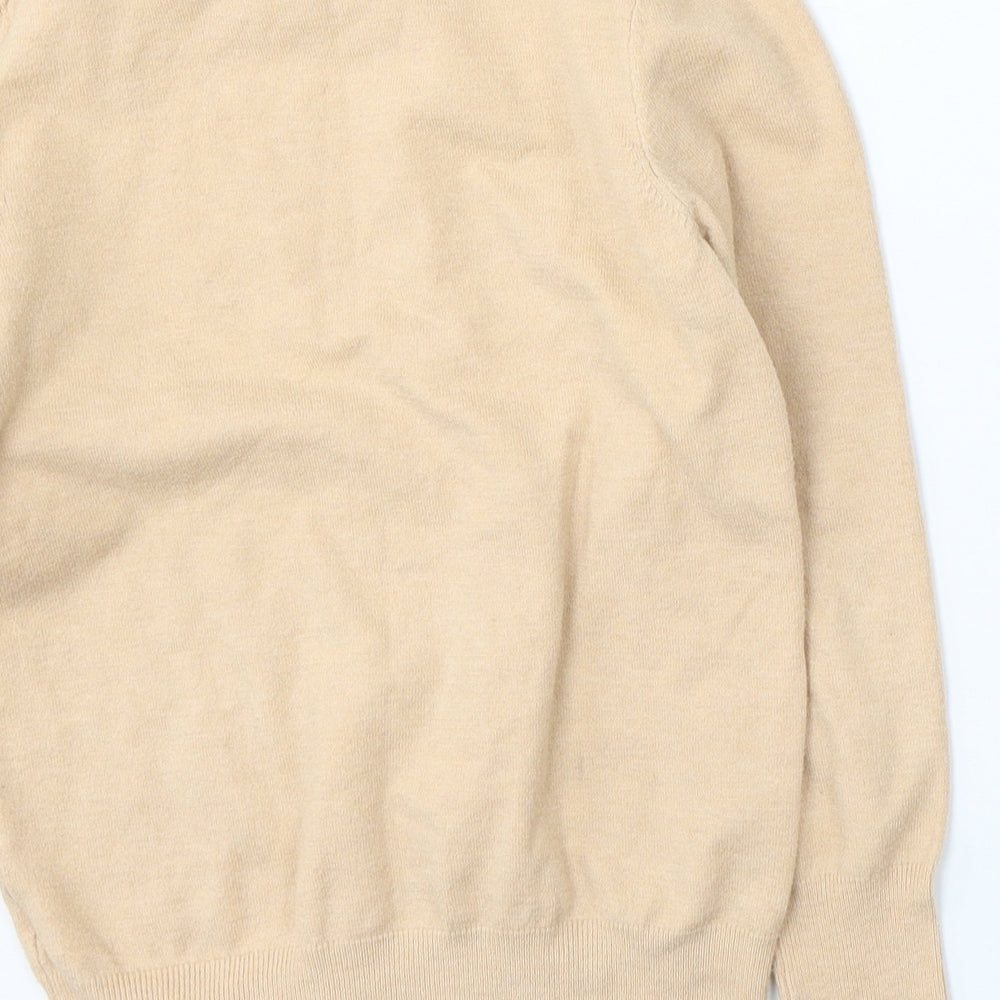 Primark Womens Pink Round Neck Polyester Pullover Jumper Size XS