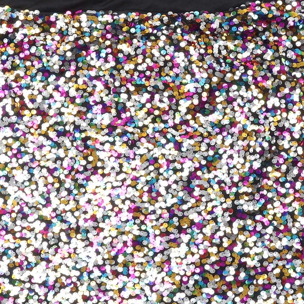 SheIn Womens Multicoloured Polyester Straight & Pencil Skirt Size 44 in