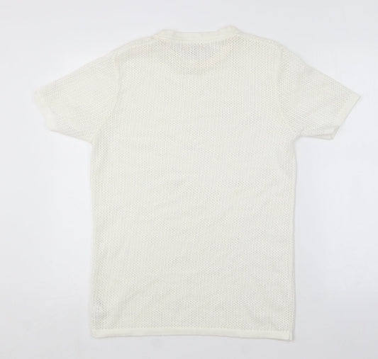 Womens UK Size S River Island White Pullover Jumper