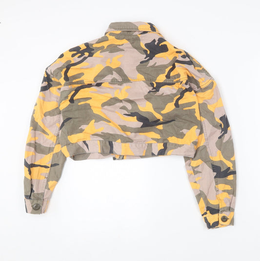 Pull&Bear Womens Multicoloured Camouflage Jacket Size S