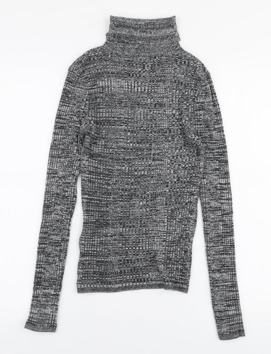 Womens UK Size 8 Topshop Grey Pullover Jumper