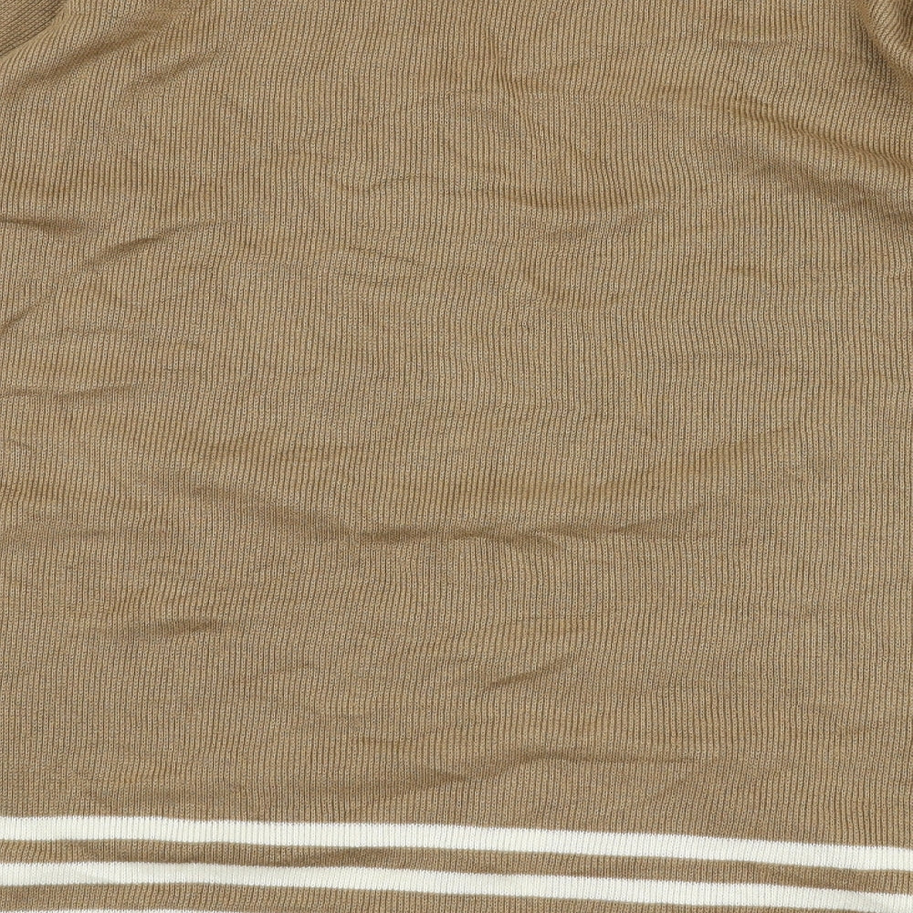 Womens UK Size 10 Amari Brown Cardigan Jumper