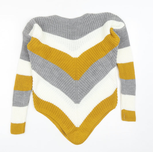 Womens UK Size S Select Multicoloured Pullover Jumper