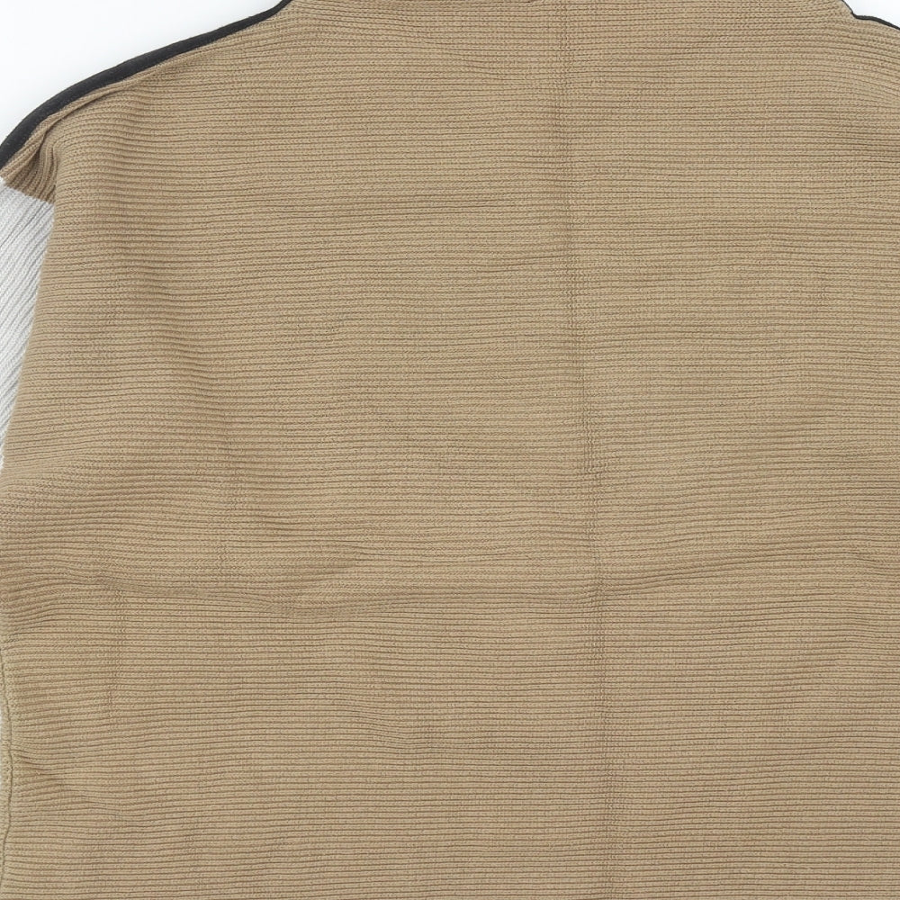Womens UK Size 12 M&Co Brown Pullover Jumper
