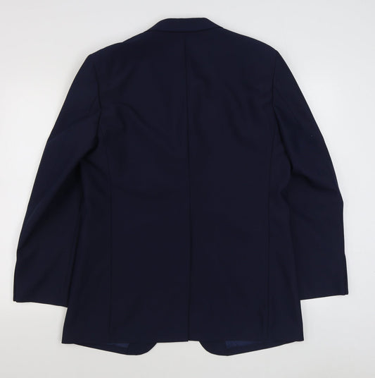 Mens UK Size 42 Preworn Regular Blue Suit Jacket