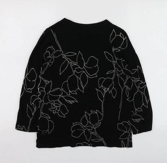 Womens UK Size 10 NEXT Black Pullover Jumper