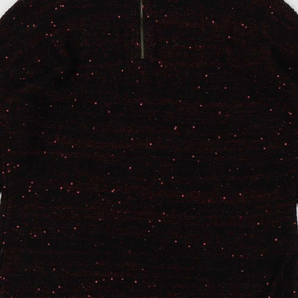 Womens UK Size L Klass Red Pullover Jumper