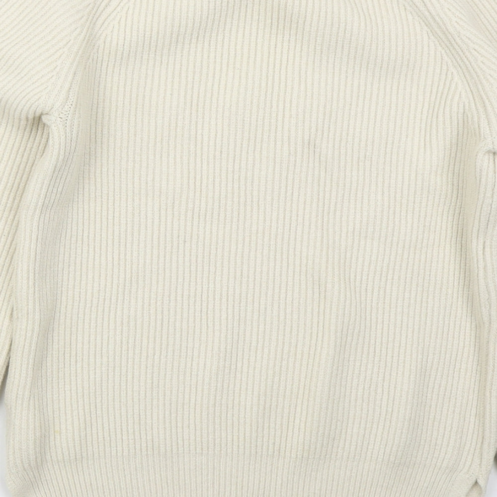 Womens UK Size XS NEXT Beige Pullover Jumper