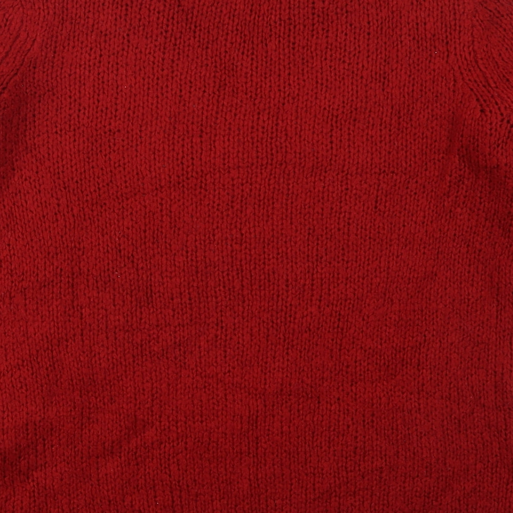 Womens UK Size 10 NEXT Red Pullover Jumper