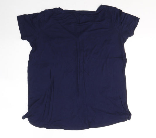 Womens UK Size 6 NEXT Blue Basic T-Shirt