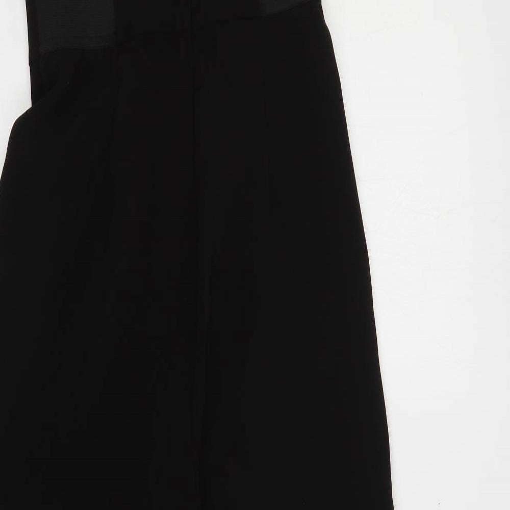 H&M Womens Black Polyester Jumpsuit One-Piece Size 4 L24 in