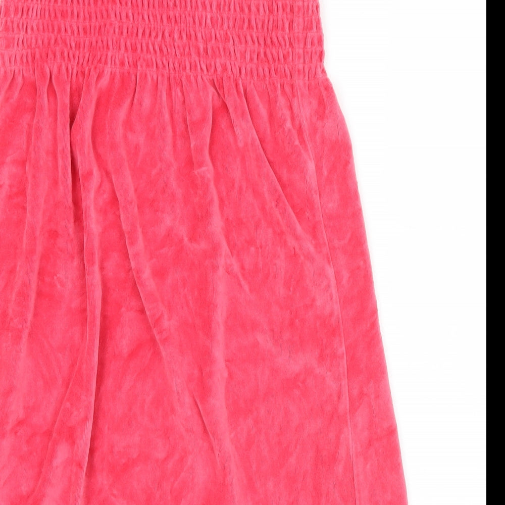 Ocean Clubs Womens Pink Cotton Jersey T-Shirt Size 8 Off the Shoulder - 8-10