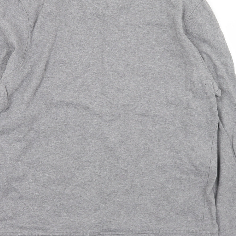 Mens UK Size M Marks and Spencer Grey Pullover Sweatshirt
