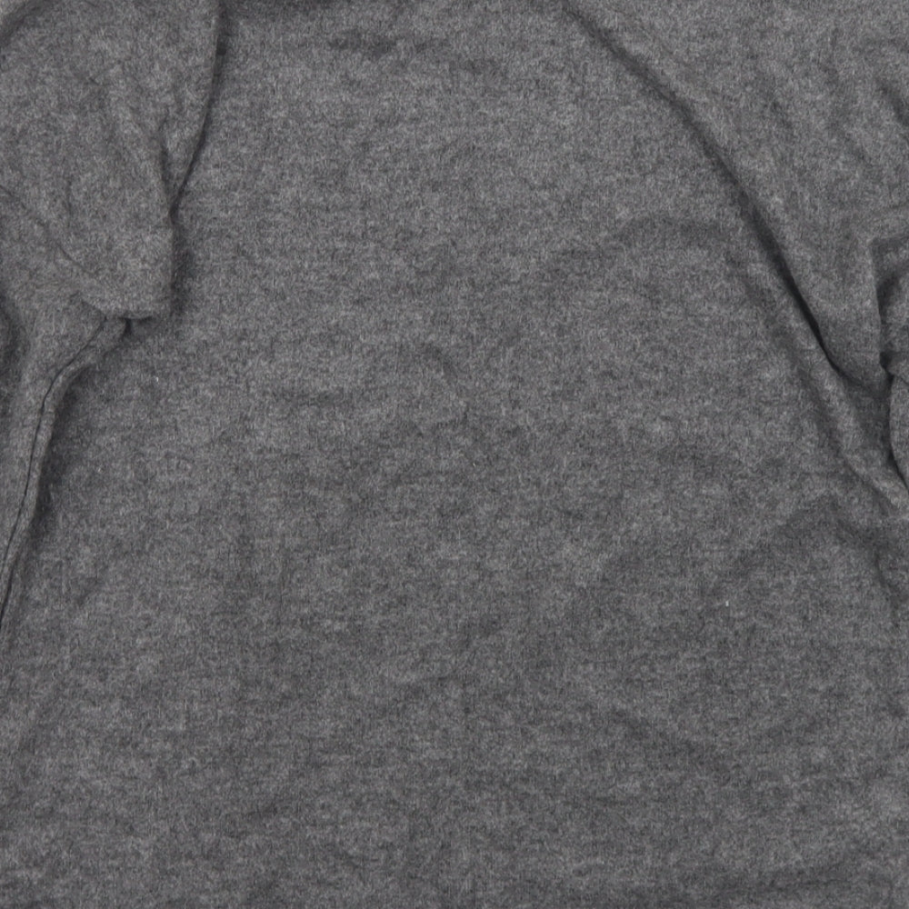 Primark Womens Grey Round Neck Polyester Pullover Jumper Size 6 - 6-8
