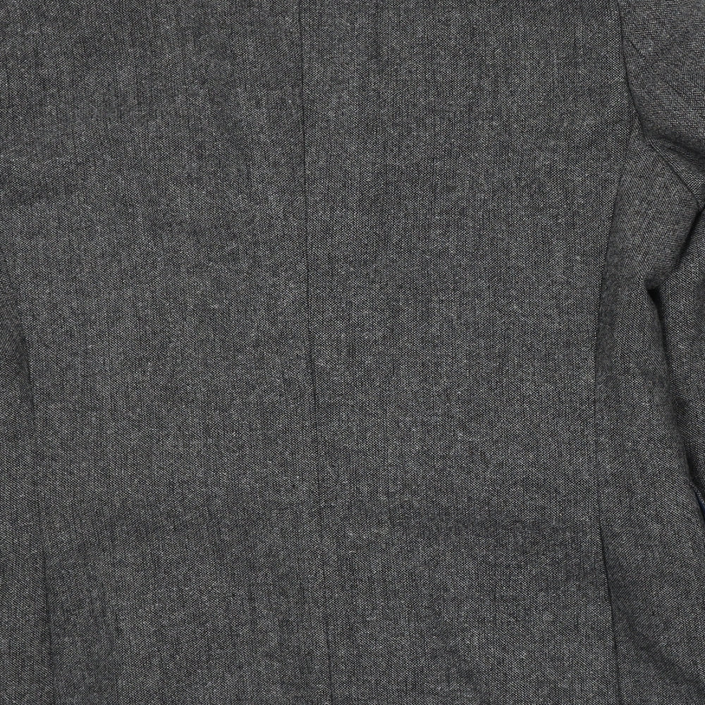 F&F Mens Grey  Polyester Jacket Suit Size 42