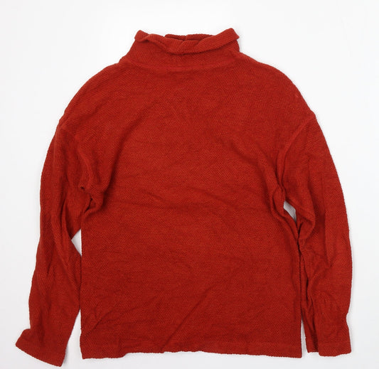 Womens UK Size M Spirit Red Pullover Jumper