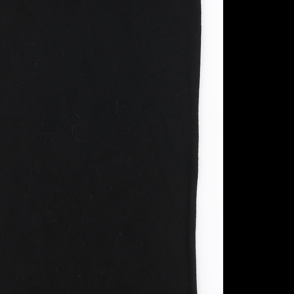 Miss Selfridge Womens Black Acrylic Straight & Pencil Skirt Size 8