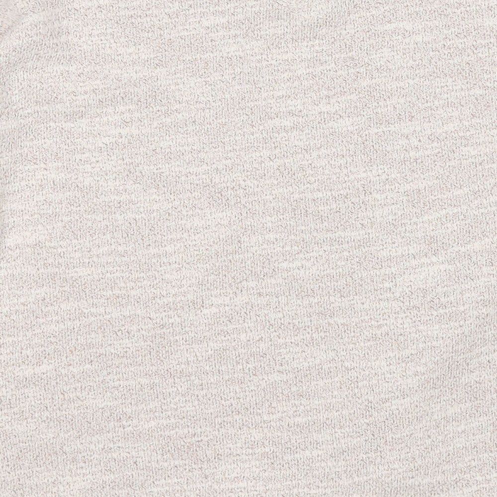 George Girls White Round Neck Cotton Pullover Jumper Size 11-12 Years