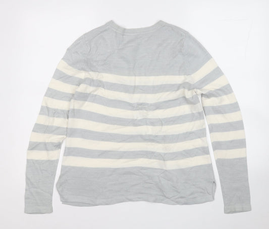 Womens UK Size M Marks and Spencer Grey Pullover Jumper