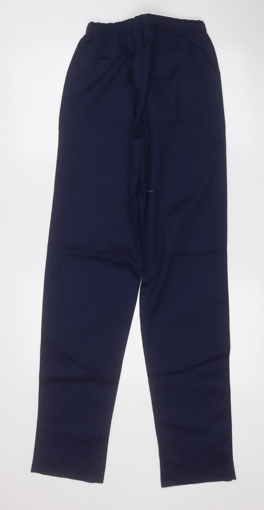 simon jersey Mens Blue Polyester Trousers Size XS L33 in Regular