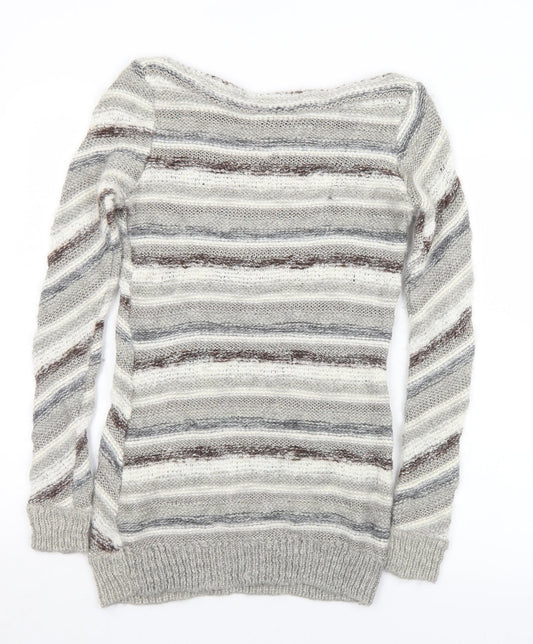Womens UK Size 14 Warehouse Multicoloured Pullover Jumper