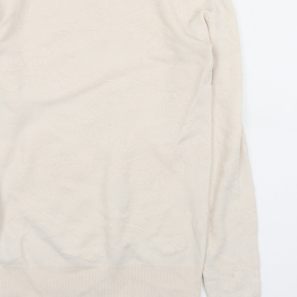 Womens UK Size 6 NEXT Ivory Pullover Jumper