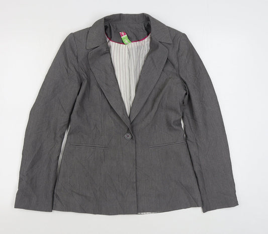 Womens UK Size 8 Denim & Co. Grey Jacket