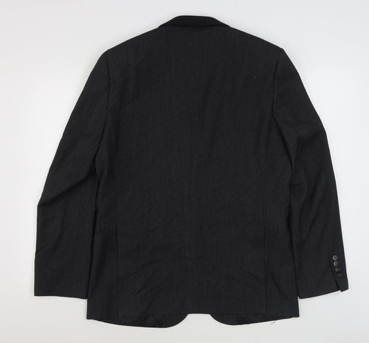 Mens UK Size 40 Fellini Regular Grey Suit Jacket