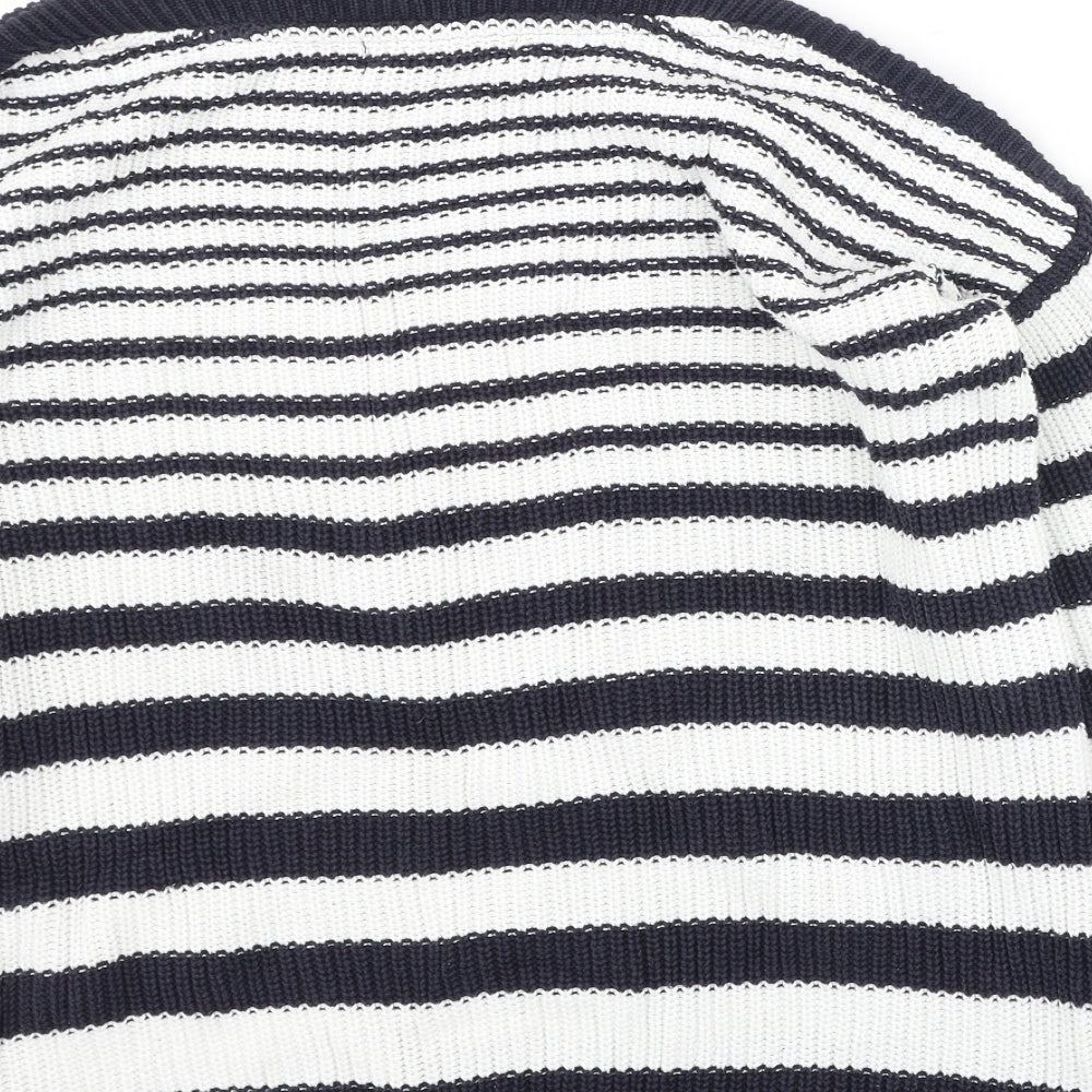 Womens UK Size M Marks and Spencer Blue Pullover Jumper