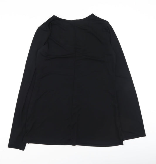 Womens UK Size 12 ASOS Black Basic Blouse