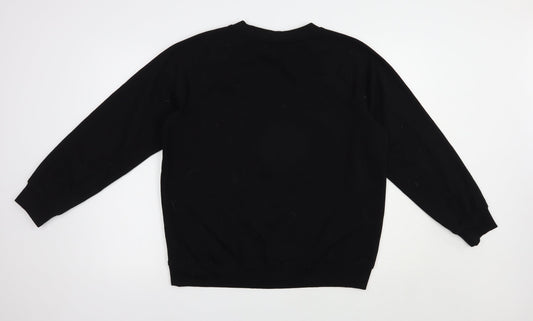 Mens UK Size S H&M Black Pullover Sweatshirt