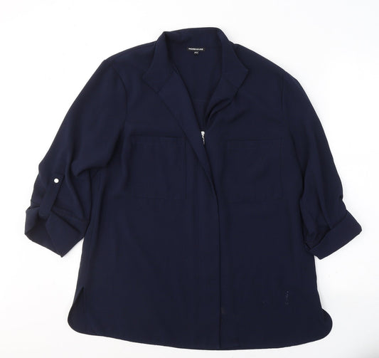 Womens UK Size 14 Warehouse Blue Jacket